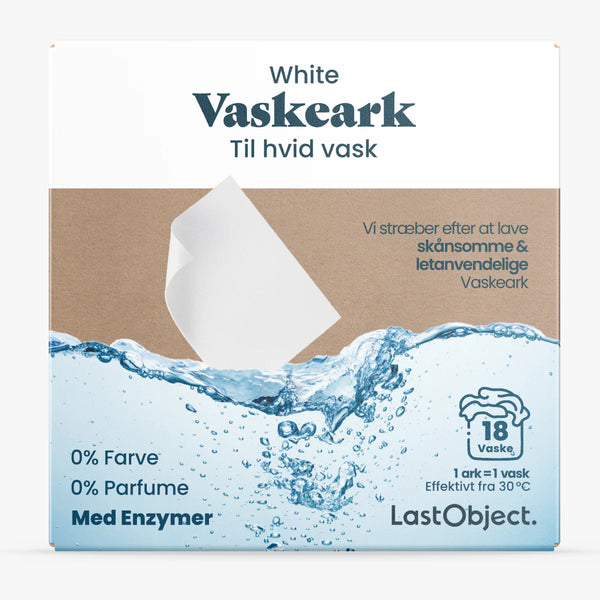 Detergent Sheets | White | 18 Sheets