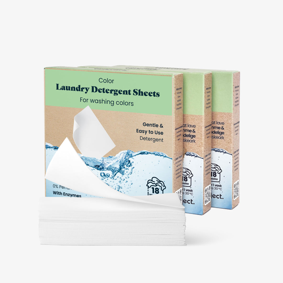 Laundry Detergent Sheets - free from toxins, pesticides, and other harmful ingredients.