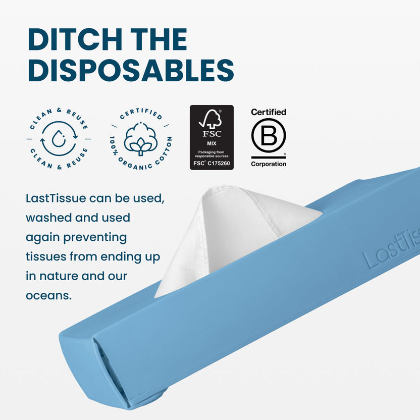 LastTissue — Reusable Handkerchief Tissue Pack | LastObject